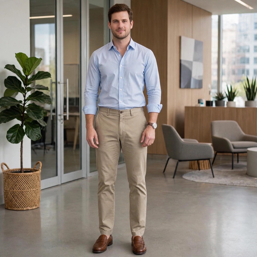Nautica Slim Fit Khaki Pants Men's 34x34 Casual Chino‎ Trousers
